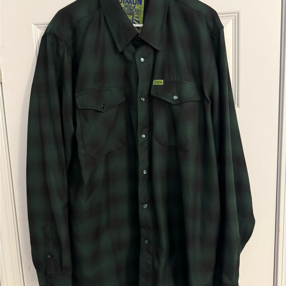 DIXXON Absinthe Flannel Shirt
